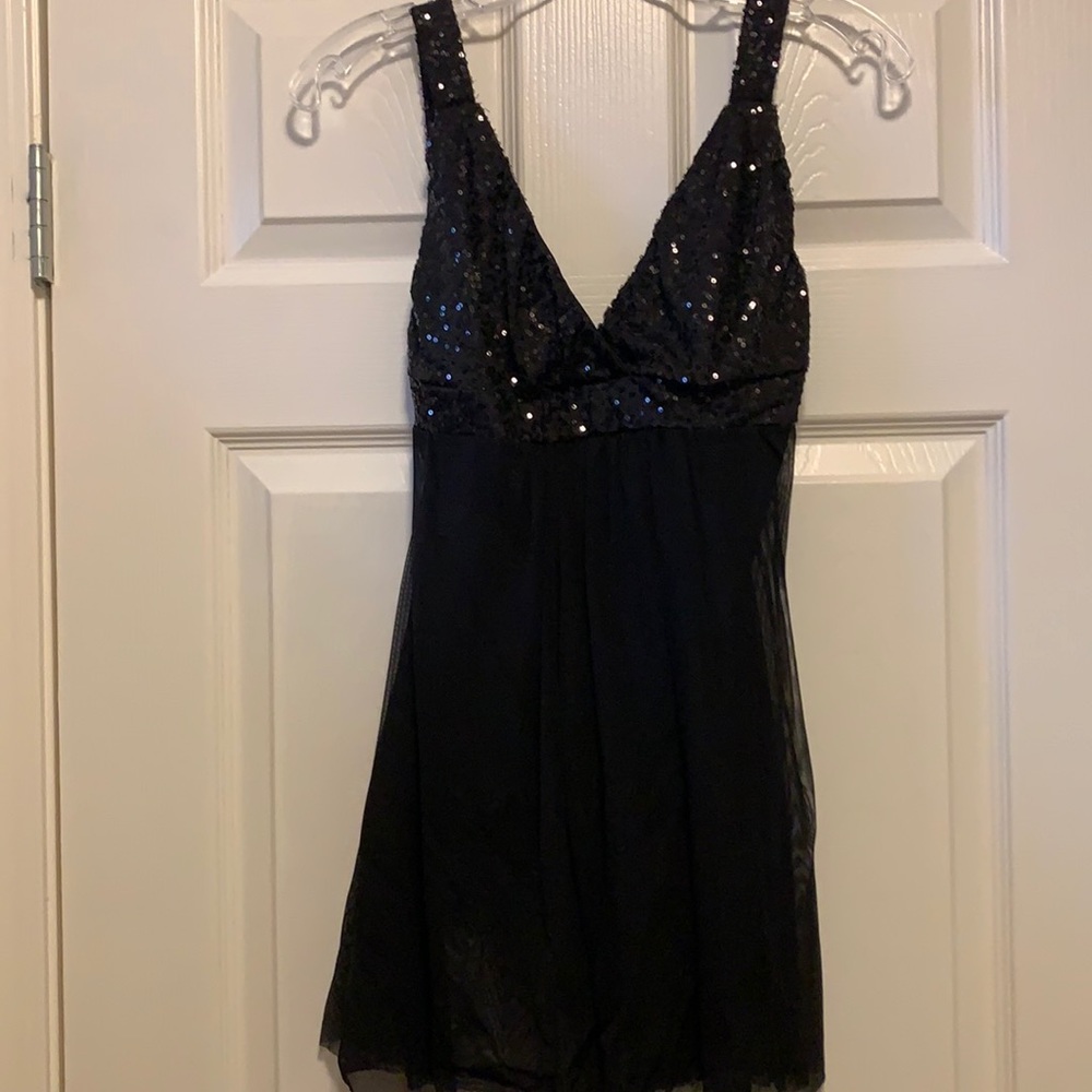 Black baby doll dance costume